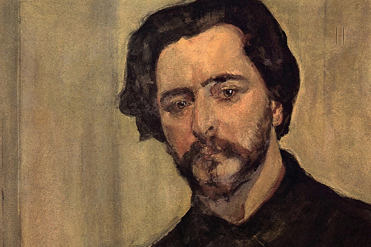 В. Серов. Портрет писателя Леонида Андреева. 1907