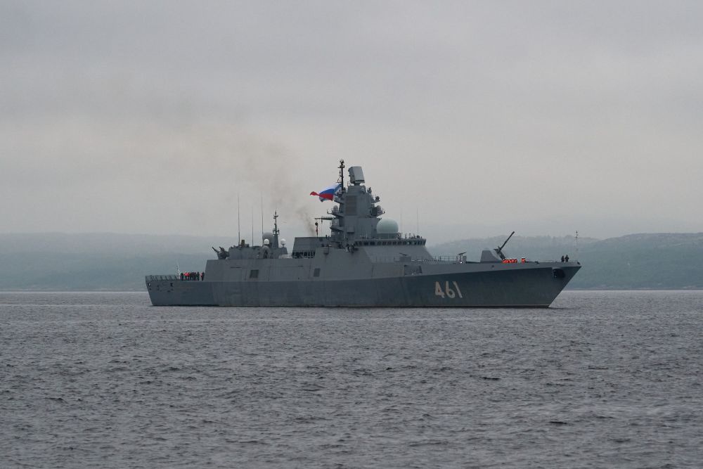 Фрегат "Адмирал флота Касатонов" прошел за 130 суток 27 тысяч морских миль.