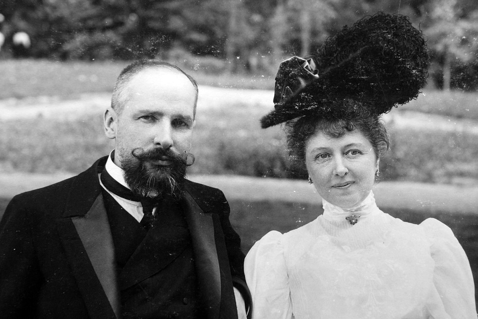 Петр Столыпин с супругой. 1906 год. 