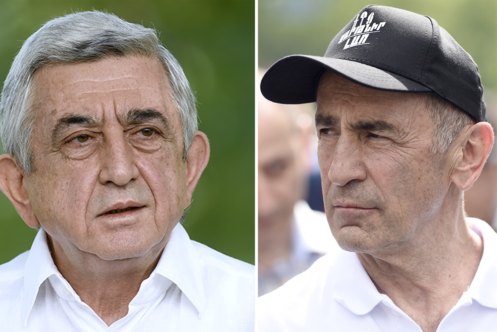 Серж Саргсян и Роберт Кочарян.