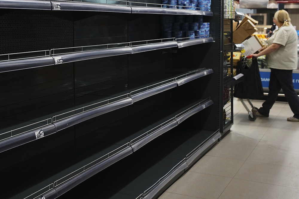 Крупнейшая сеть супермаркетов Украины ввела лимиты на покупку продуктов