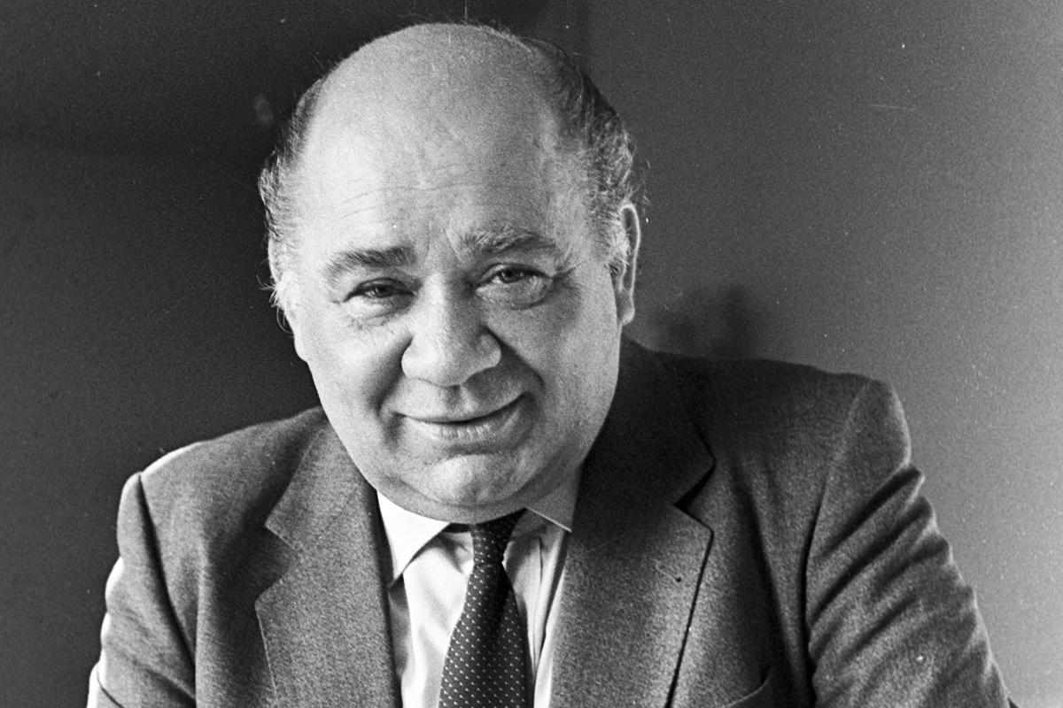 Артист Ленкома Евгений Леонов. 1986