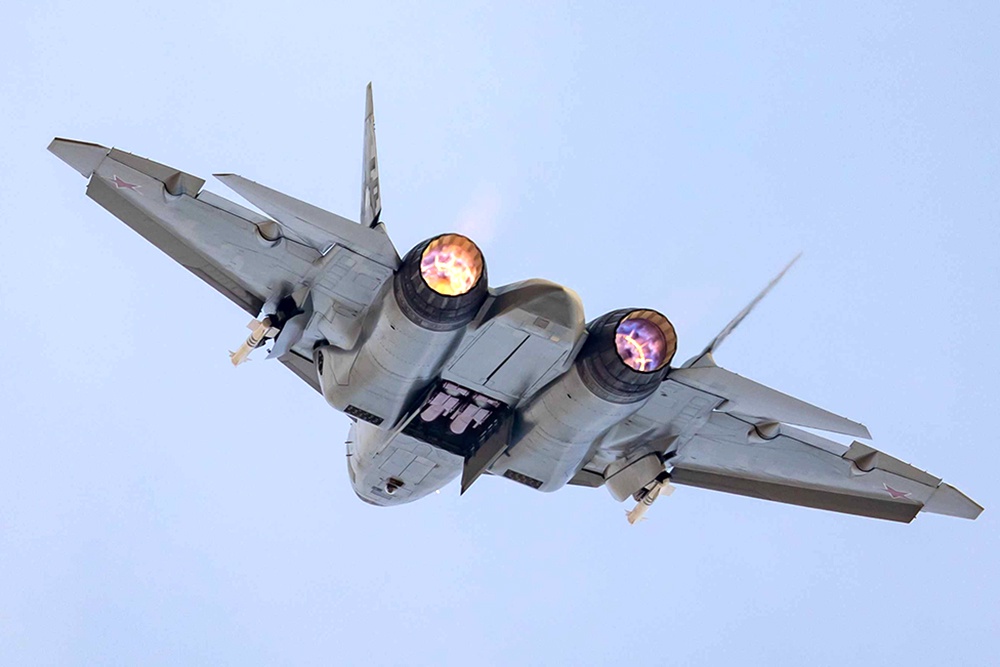 Новый Су-57Э.