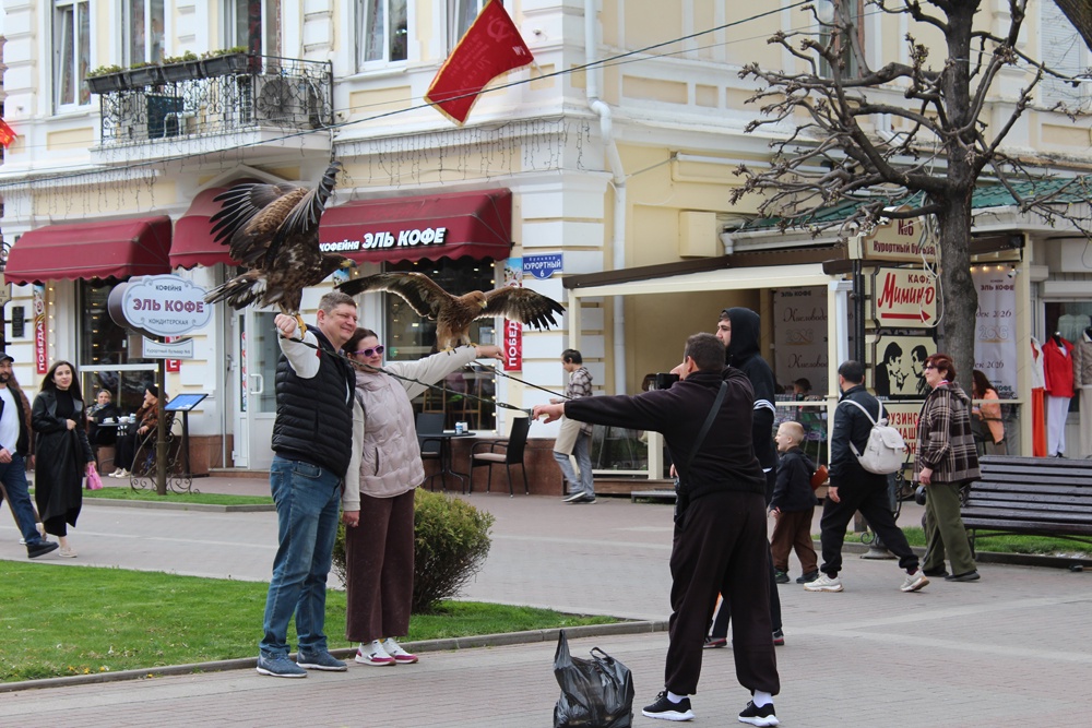 Эпоха "фото с животными" на курортах Кавминвод, увы, пока не осталась в прошлом