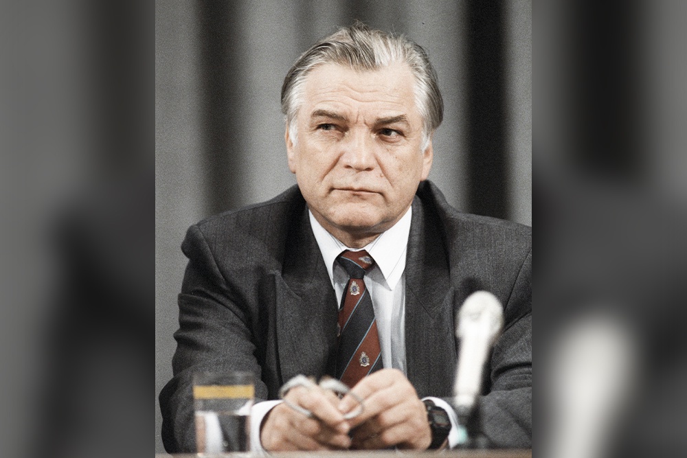 Первый председатель Банка России Георгий Матюхин. Первый председатель Банка России Георгий Матюхин.
