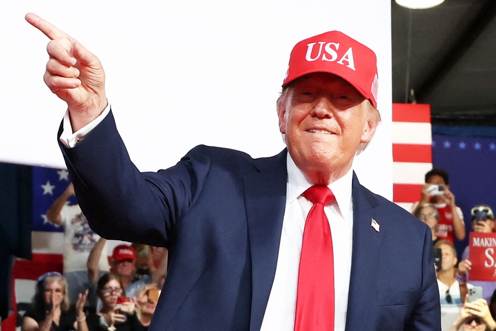 Президент США Дональд Трамп выступил на митинге в штате Северная Каролина. Президент США Дональд Трамп выступил на митинге в штате Северная Каролина.
