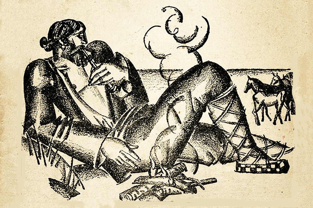 Первое отдельное издание рассказа "Макар Чудра". 1919