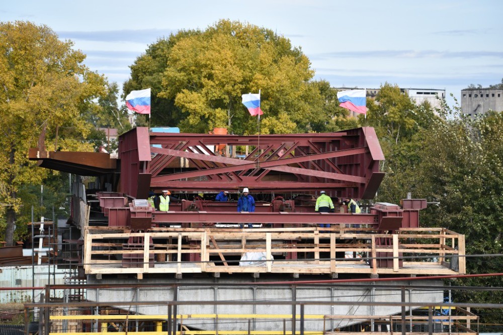 Протяженность путепровода составит 400 погонных метров