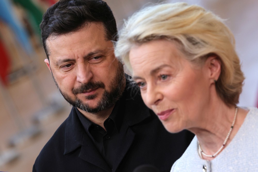 Владимир Зеленский и глава Еврокомиссии Урсула фон дер Ляйен Владимир Зеленский и глава Еврокомиссии Урсула фон дер Ляйен