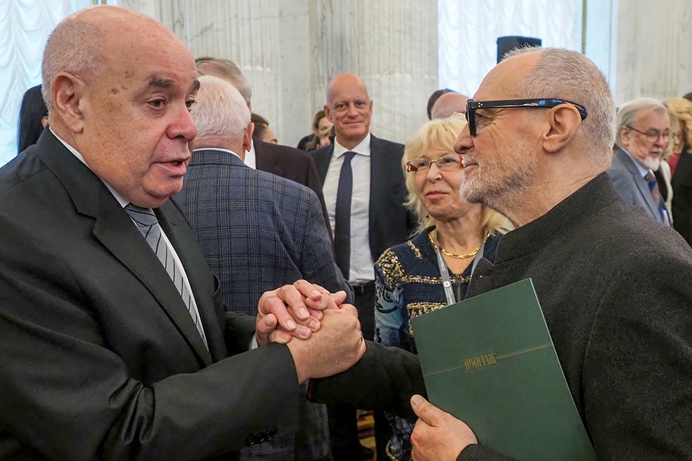 Джанкарло Дель Монако и Михаил Швыдкой. Джанкарло Дель Монако и Михаил Швыдкой.