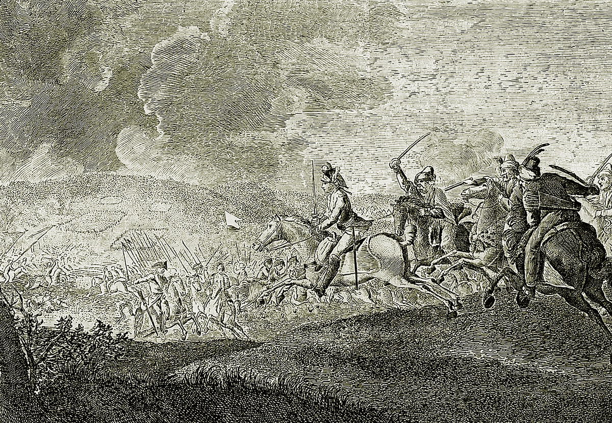 И. Д. Шуберт. Сражение при Козлуджи 20 июня 1774 года. 1795 И. Д. Шуберт. Сражение при Козлуджи 20 июня 1774 года. 1795