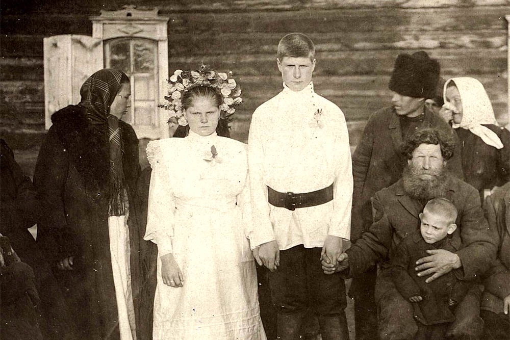 Крестьянская свадьба в Енисейской губернии. 1913 г.