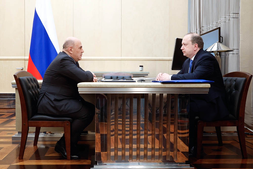 Михаил Мишустин обсудил с Андреем Пучковым строительство судов и импортозамещение.