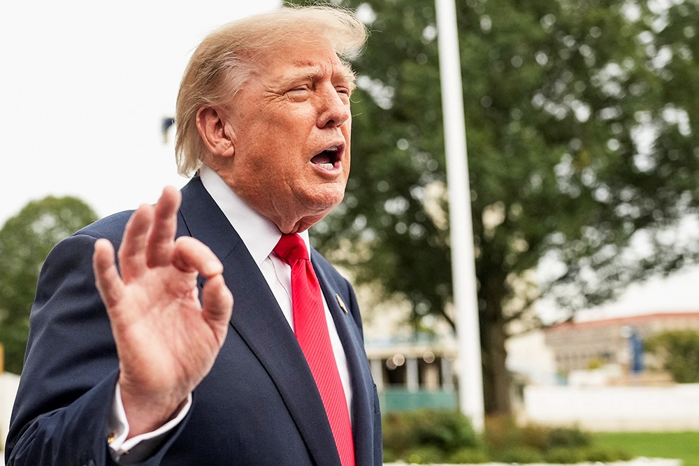 Президент США Дональд Трамп.  