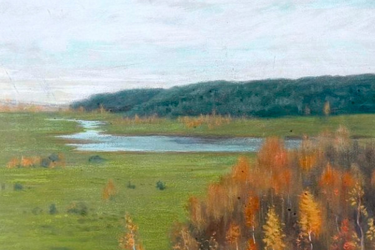 Исаак Левитан. "Осень. Долина реки". 1893-1894 годы.