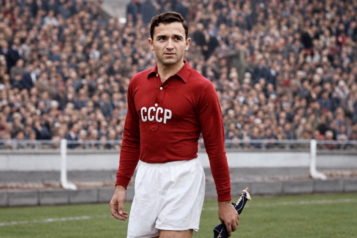 Никита Симонян в сборной СССР. Конец 1950-х.