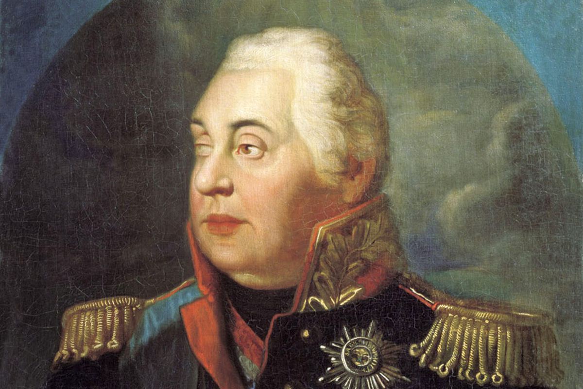 Р.М. Волков. Портрет русского фельдмаршала М. И. Кутузова. Р.М. Волков. Портрет русского фельдмаршала М. И. Кутузова.