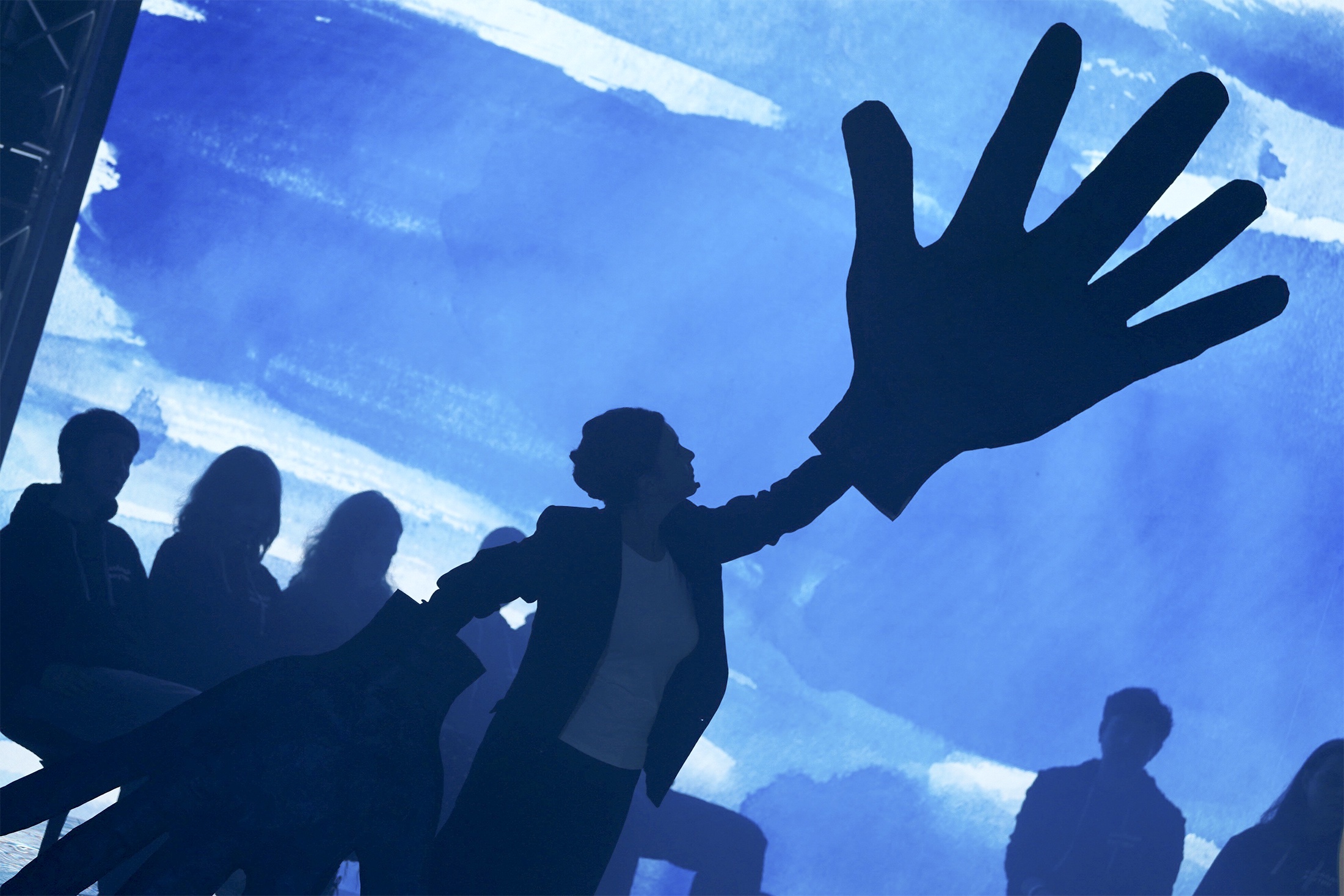 Открытие ежегодной акции "Ночь искусств" в Новом Манеже.