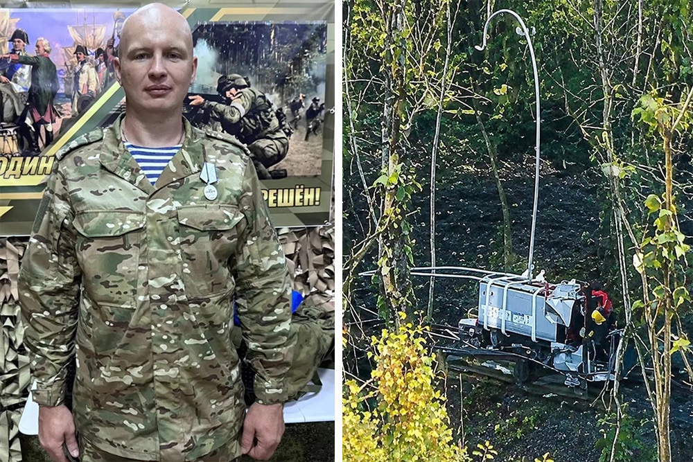 Гвардии ефрейтор Антон Тютин рассказал о новой тактике украинских дроноводов. Они теперь не прячут дроны-ждуны в кустах, а подвешивают их с помощью приваренного металлического крюка на провода ЛЭП. Гвардии ефрейтор Антон Тютин рассказал о новой тактике украинских дроноводов. Они теперь не прячут дроны-ждуны в кустах, а подвешивают их с помощью приваренного металлического крюка на провода ЛЭП.