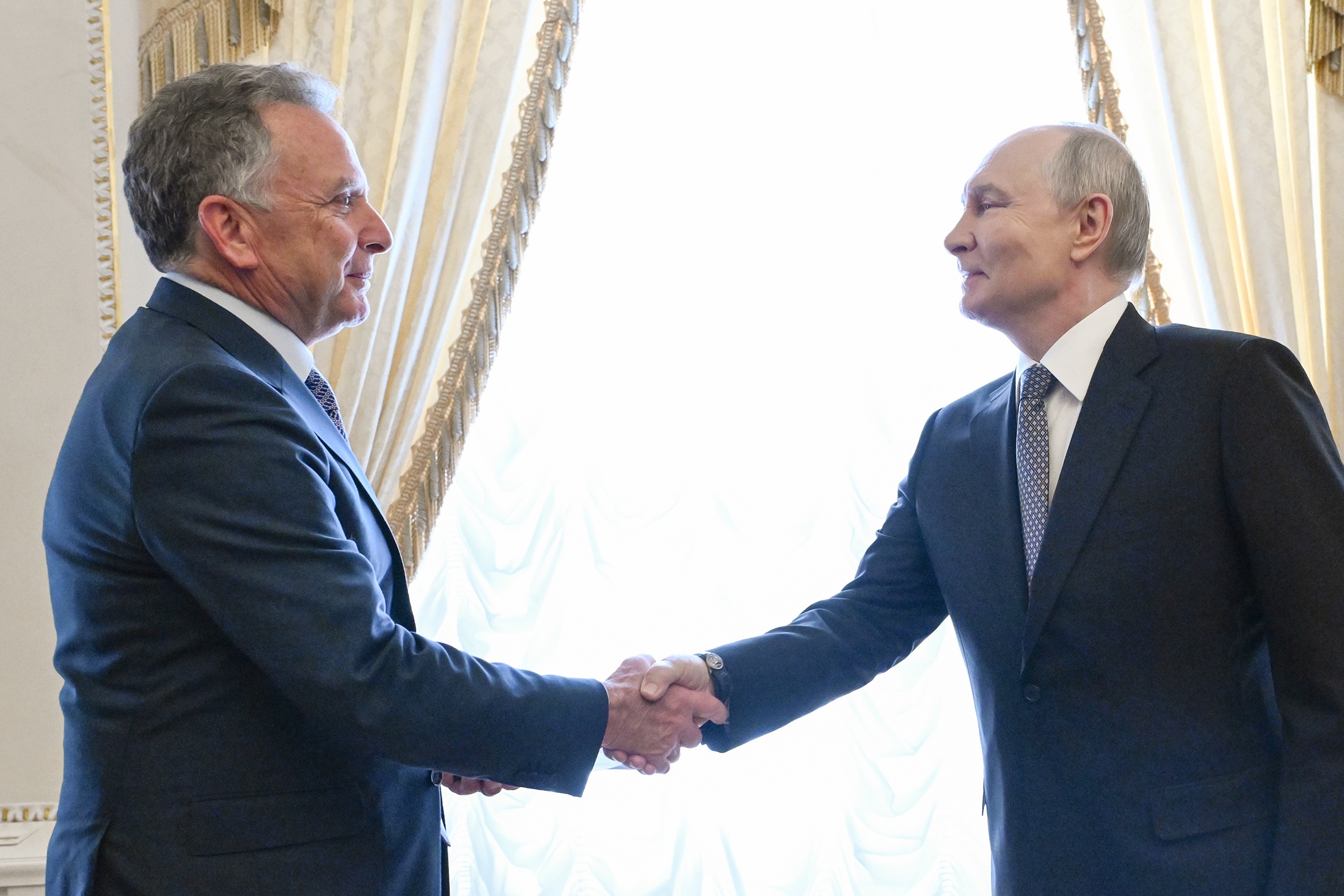 Стивен Уиткофф и Владимир Путин.