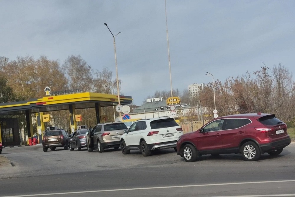 Очереди на заправку в Пензенской области.