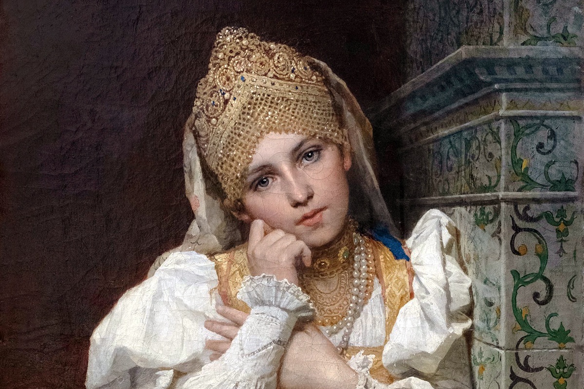 Ф. Журавлев. Боярышня. 1896 