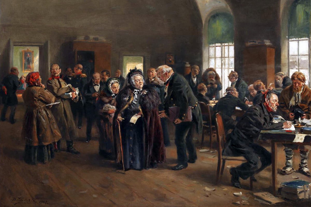 В. Е. Маковский. Дореформенный суд. 1908 г. В. Е. Маковский. Дореформенный суд. 1908 г.