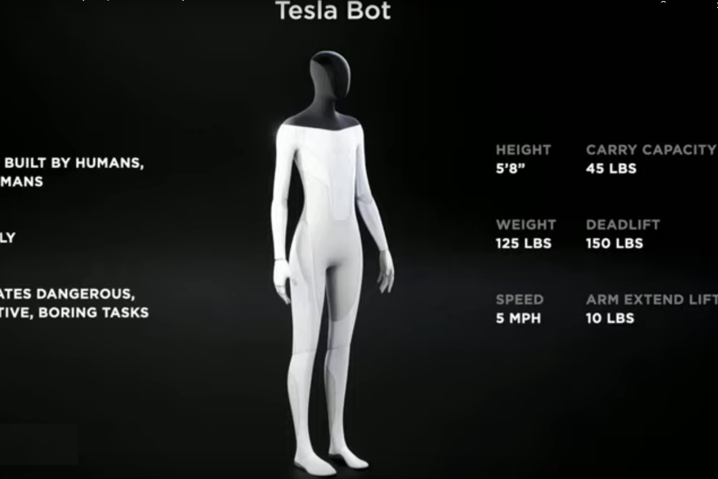Tesla bot with titties