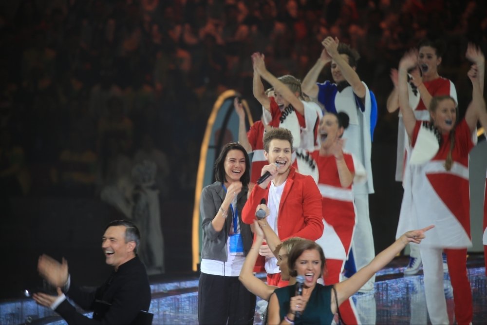 церемония открытия фестиваля молодежи и студентов. фестиваль молодежи и студентов в сочи 2017 церемония открытия. церемония открытия фестиваля молодежи и студентов. гагарина в олимпийском парке фестиваль. церемония открытия фестиваля молодежи и студентов.