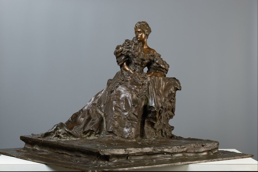 П.П. Трубецкой. Сидящая дама. Госпожа Хернхеймер. 1897