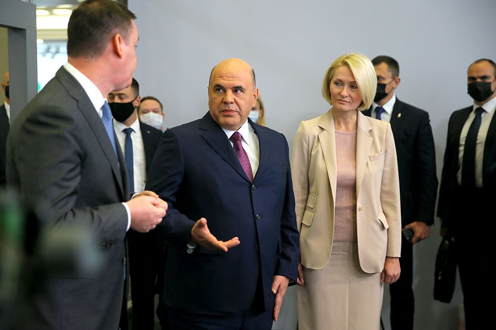 Михаил Мишустин на агропромышленной выставке "Золотая осень".