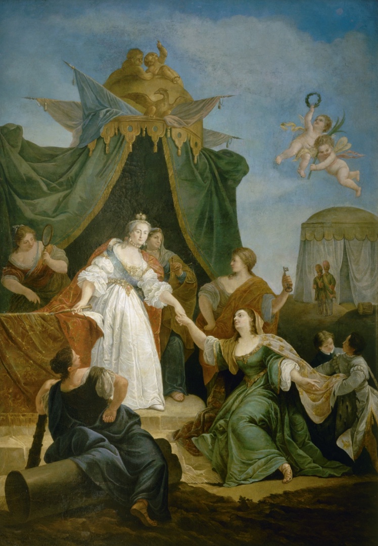 "Вступление на престол Екатерины II", Франческо Фонтебассо. 1762 год. 