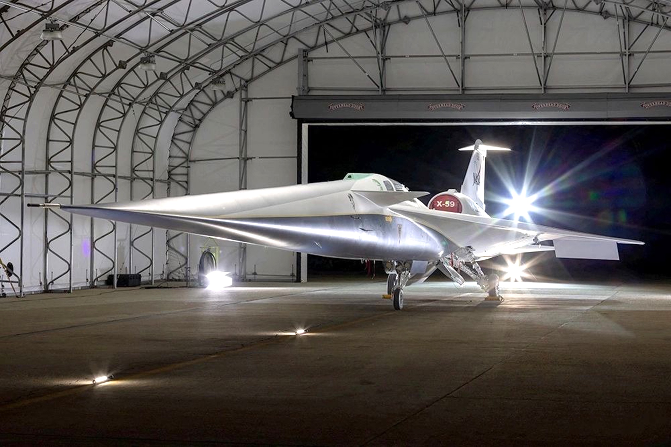 Сверхзвуковой X-59 от NASA впервые убрал шасси в полете