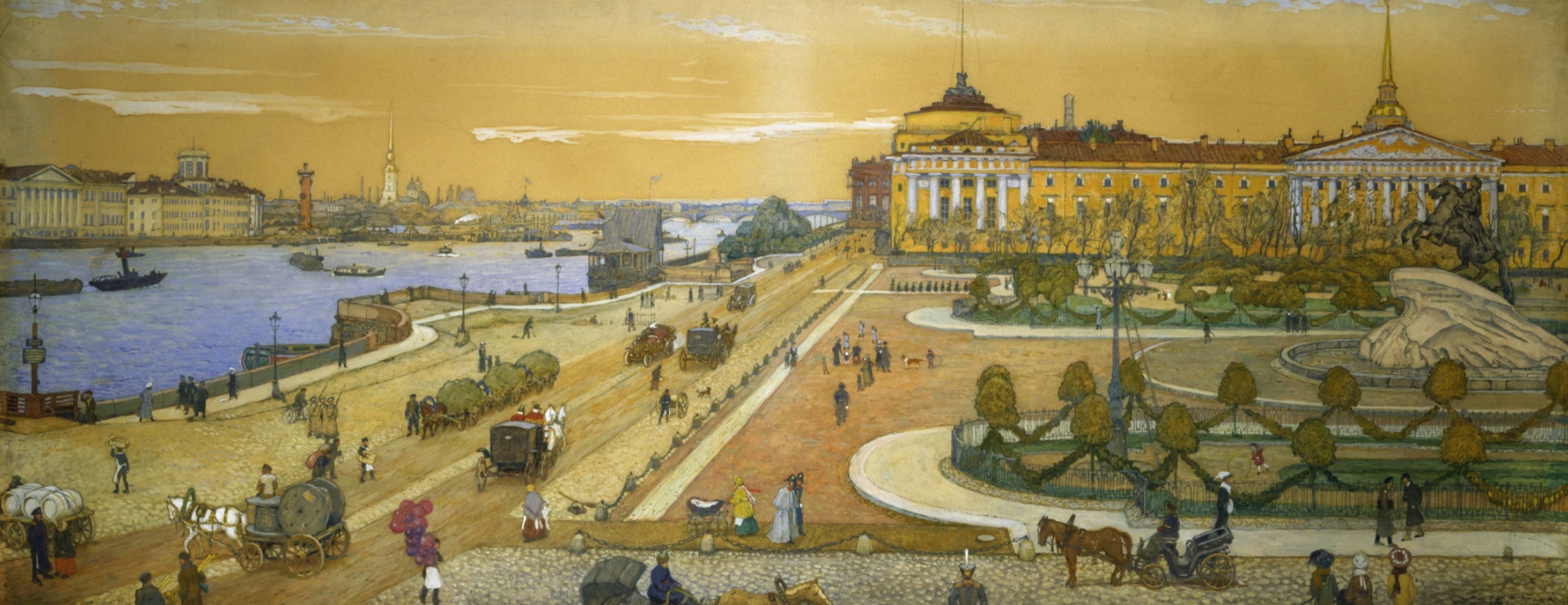 Мстислав Добужинский. Петербург. 1912 год. 