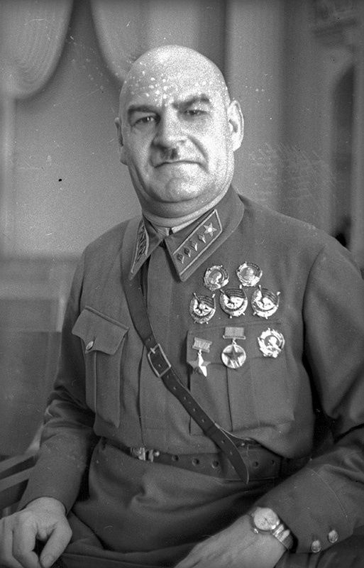 Герой Советского Союза маршал Григорий Иванович Кулик.
