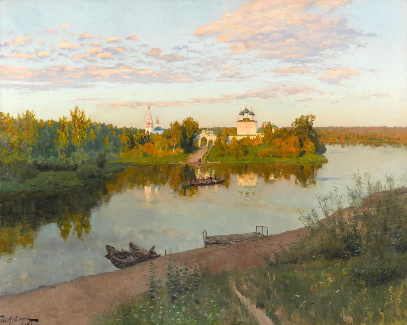 Исаак Левитан. Вечерний звон. 1892 год. 