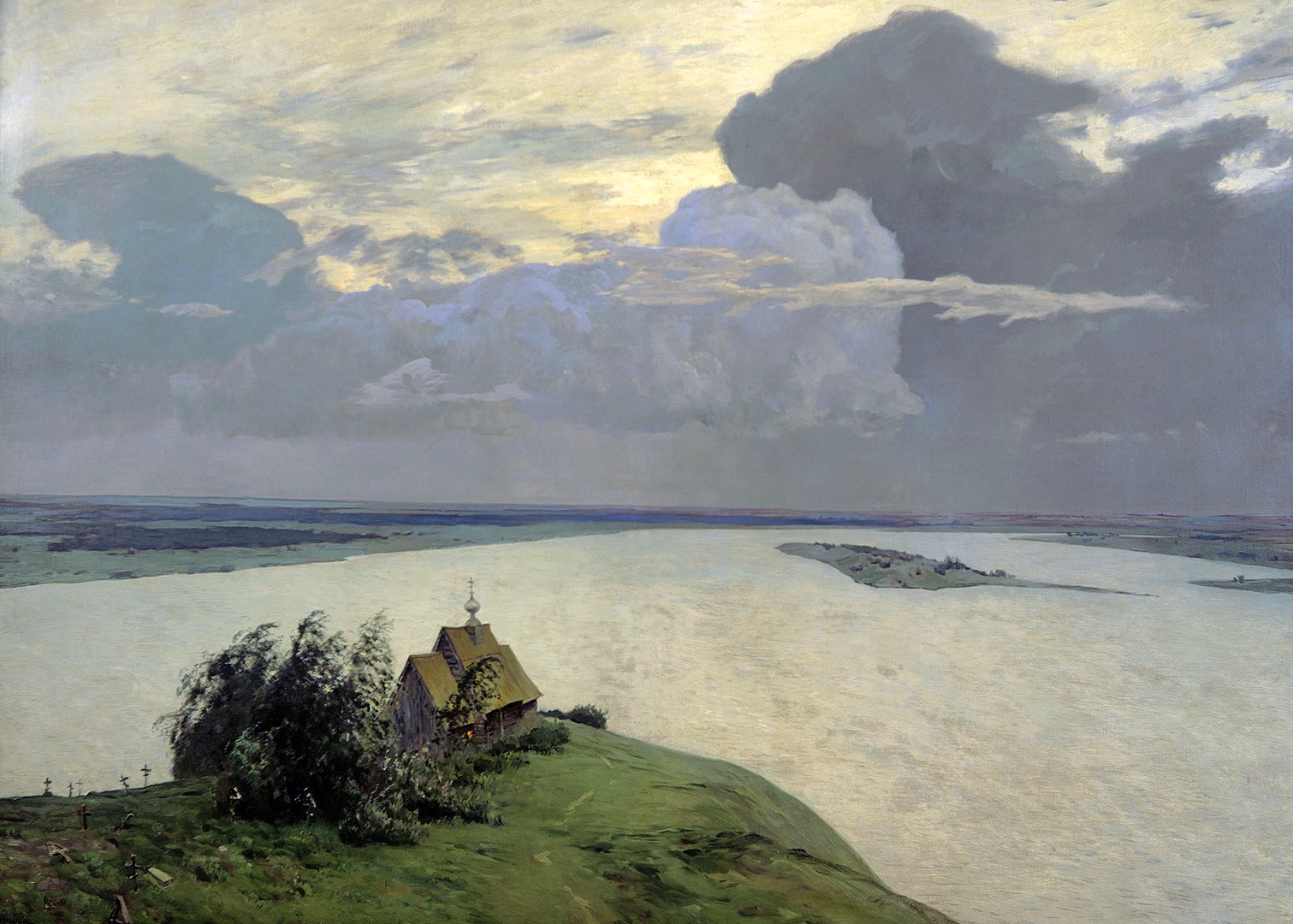 Исаак Левитан. Над вечным покоем. 1894 год. 