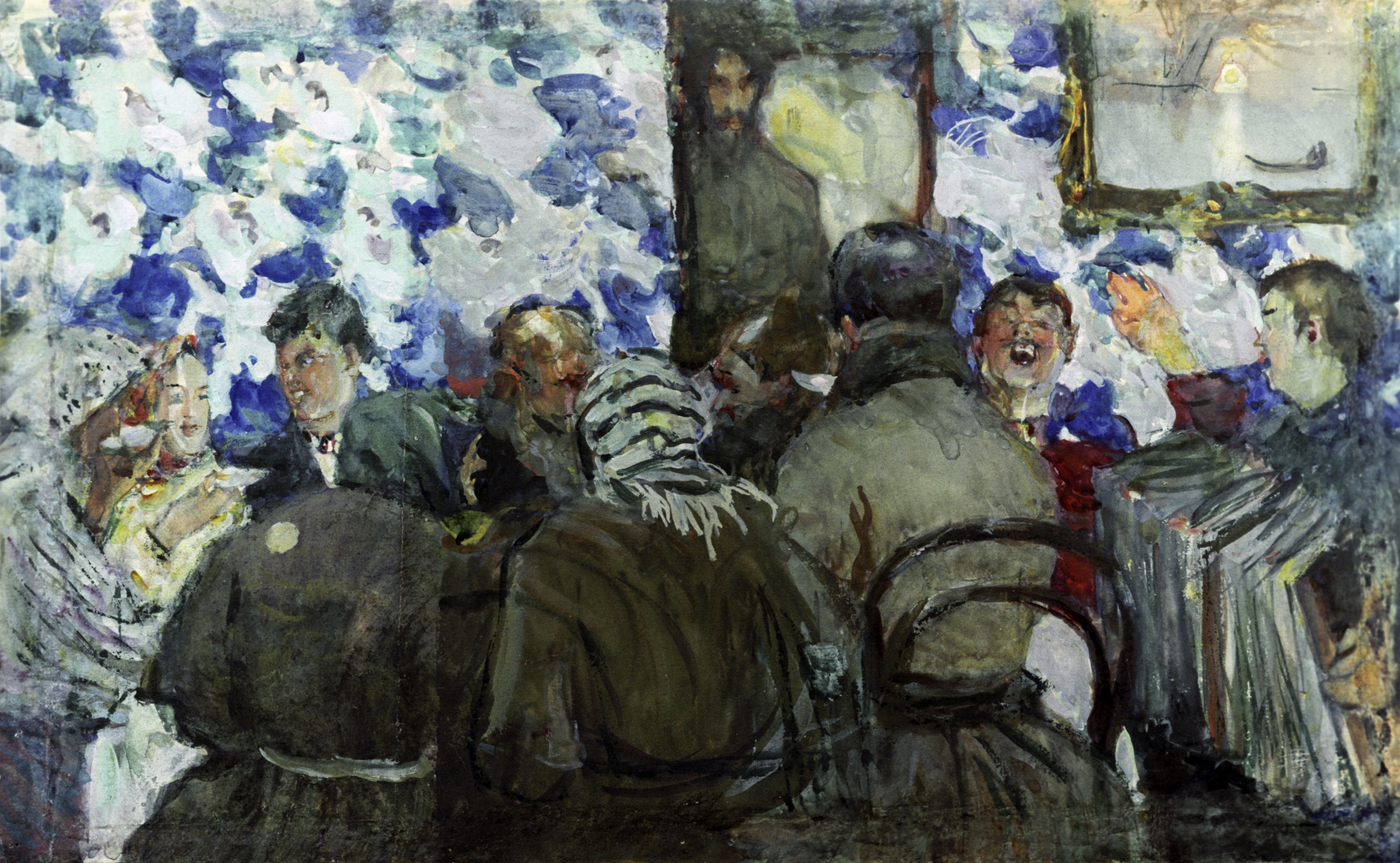 С. Герасимов. Свадебные в трактире. 1909