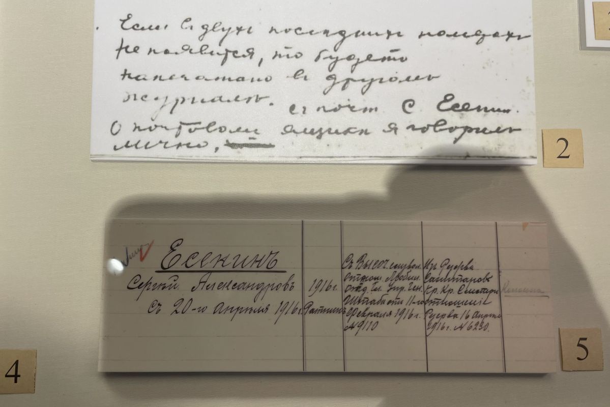 Выписка из журнала со списком военнослужащих санитарного поезда.