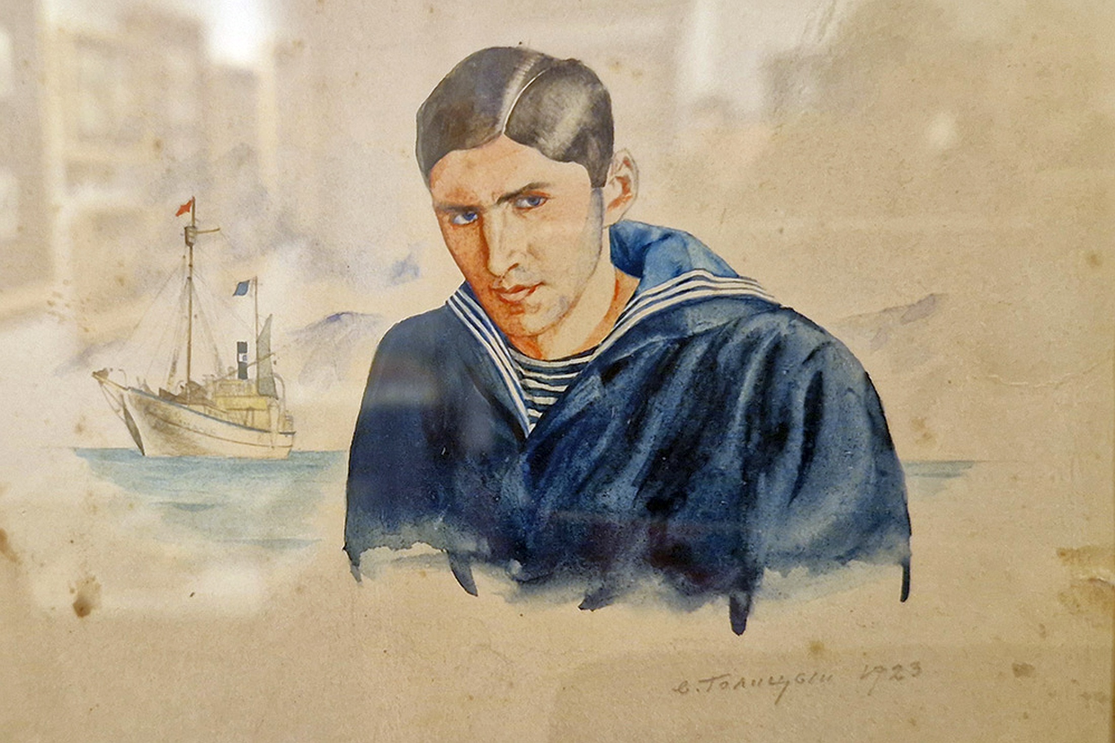  Его одиссея началась в 1920-м году, когда он, восемнадцатилетний домашний мальчик, рванул в экспедицию на Кольский полуостров. А потом был поход на ледоколе "Малыгин" и участие в строительстве первого научно-исследовательского судна "Персей".