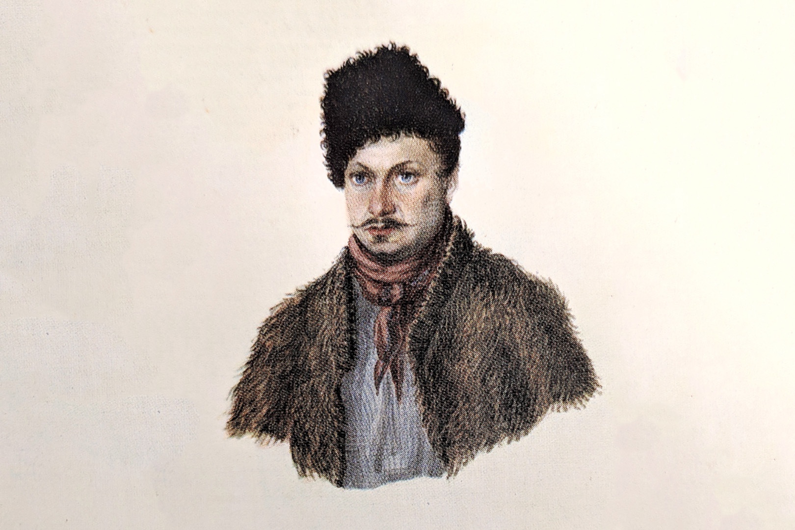  Н. Бестужев. Портрет В.Л. Давыдова. Около 1849 года. 