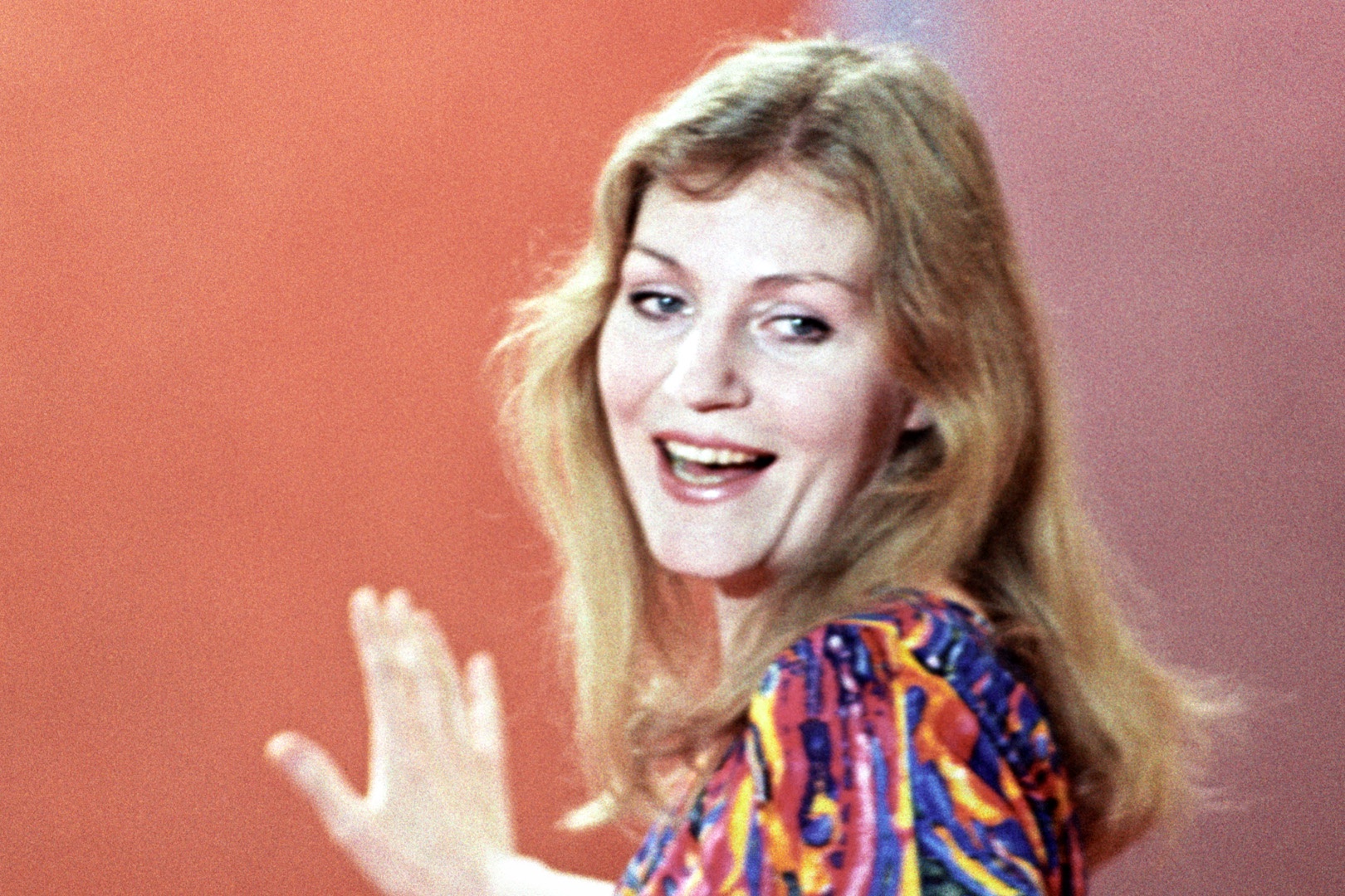 Польская певица Анна Герман на сцене. 1978 год. 