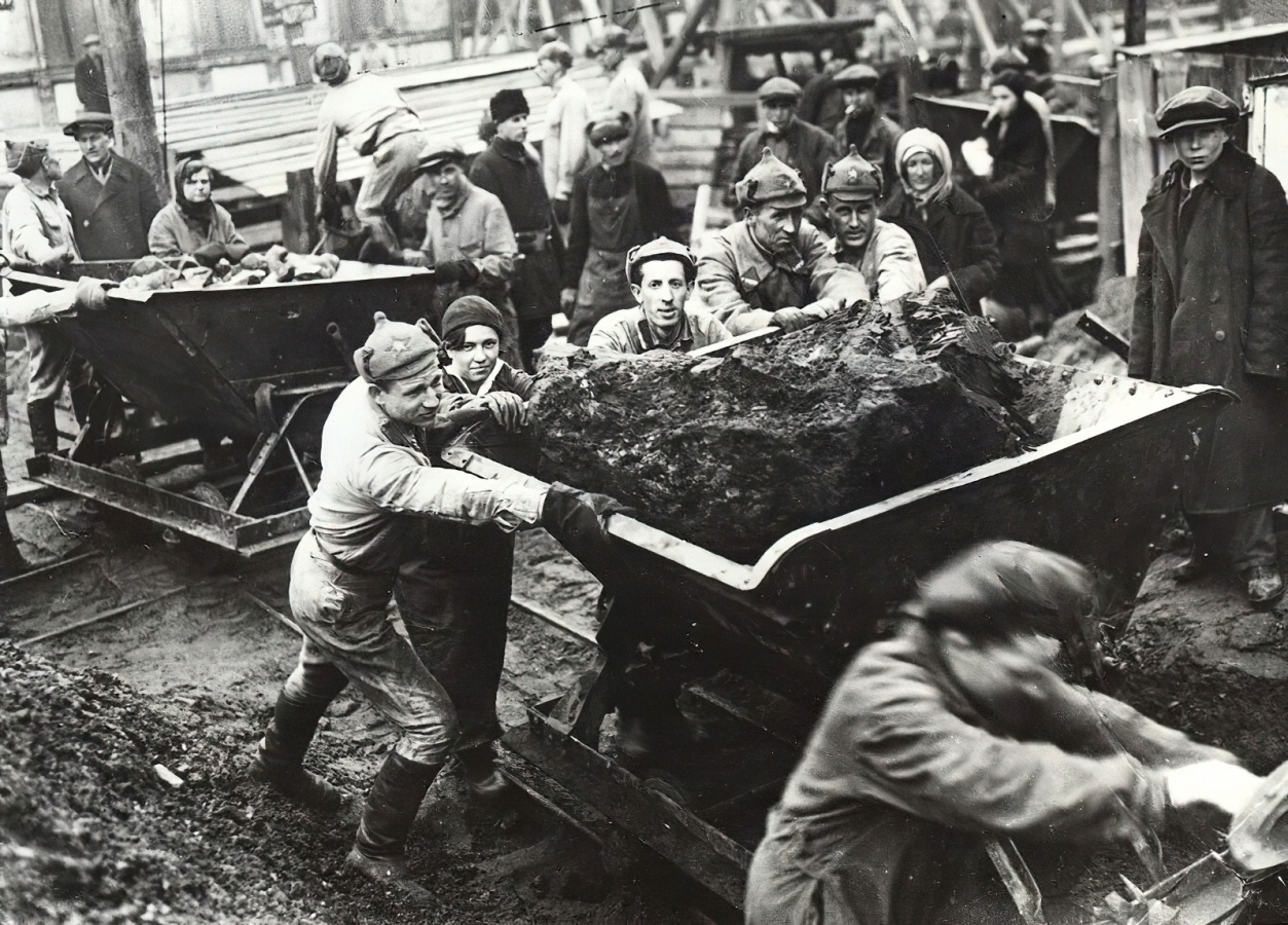 Строительство метро. 1933 год