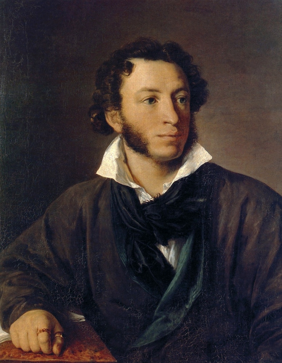 Василий Тропинин. Портрет А.С. Пушкина. 1827 год. 