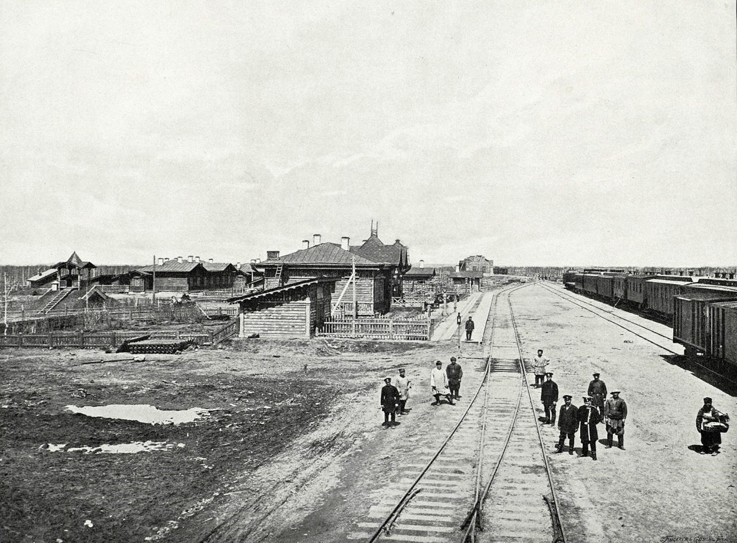 Общий вид станции Томск. 