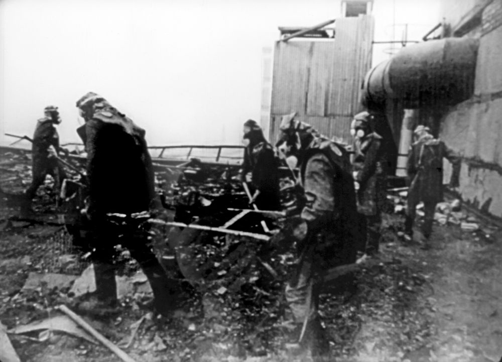 Героические будни ликвидаторов.