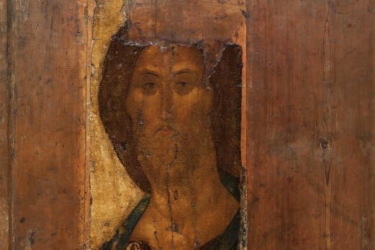 Андрей Рублев. Спас, из Деисусного чина. Начало XV в.