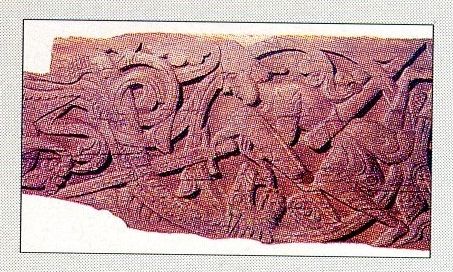 Фрагмент деревянного портала церкви Сетесдале. Норвегия. XII-XIII вв.