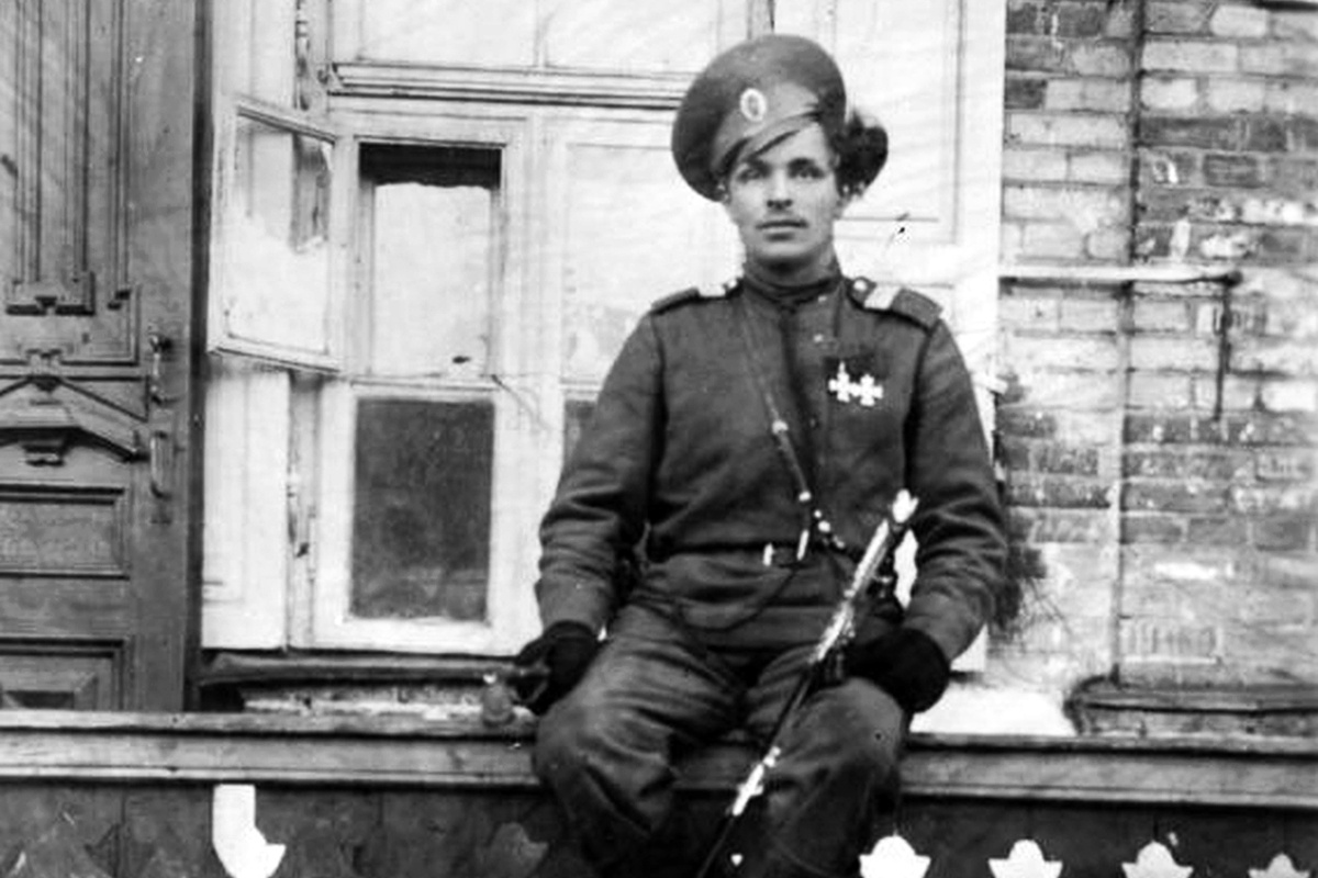 Донской казак Козьма Крючков