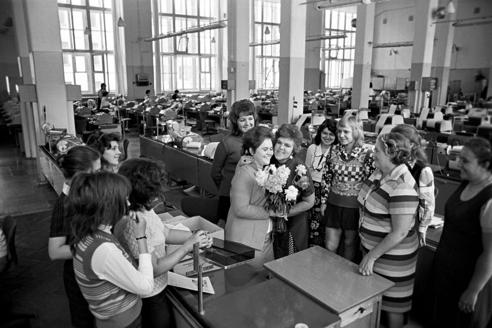 Работницы Центрального телеграфа. 1975 год. 